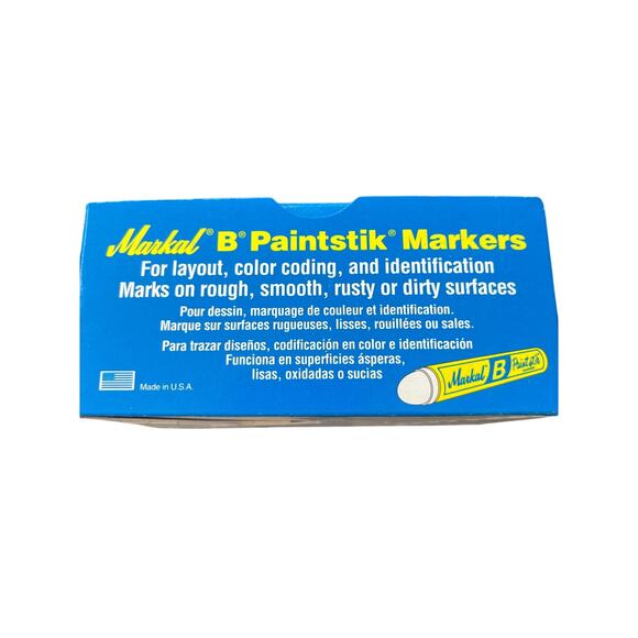 Yellow Paint  Sticks-12 per box -Markall #80221- Made in the USA - Picture 4 of 4